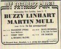 Buzzy Linhart & Martin Mull at My Fathers Place
